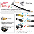 10cm Tyre Chuck Inflator Pump Extension Hose Adapter for Universal Vehicles