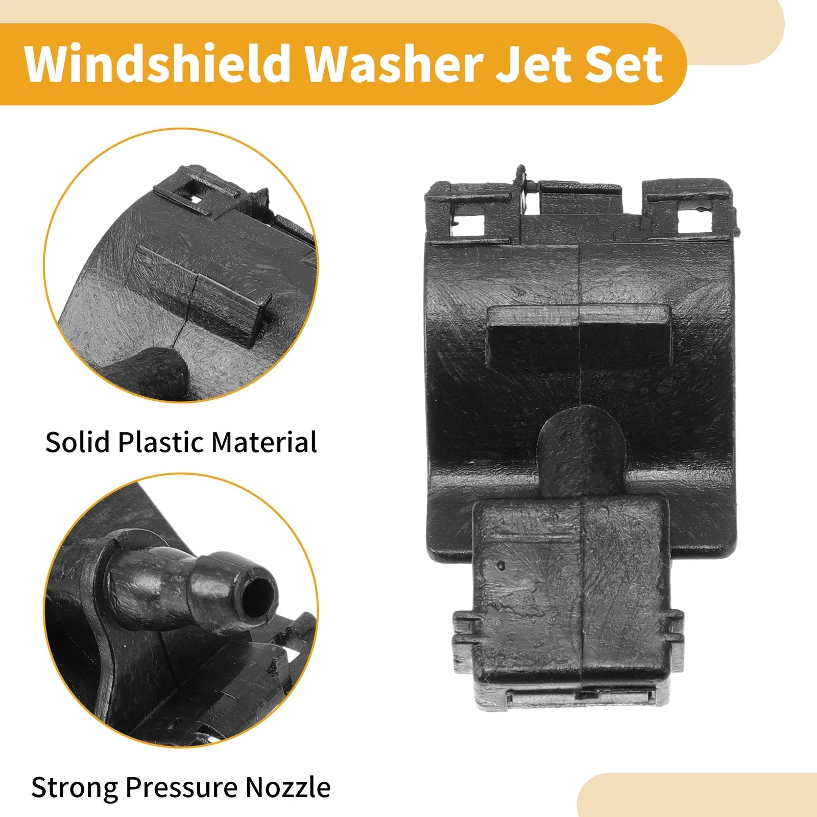 Windshield Washer Nozzle Kit 2X for Toyota RAV4 (No. 8538130170)