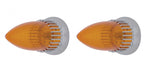 Flush Mount Tail Light Assembly for 1959 Cadillac (2 Red 2 Amber Lens)