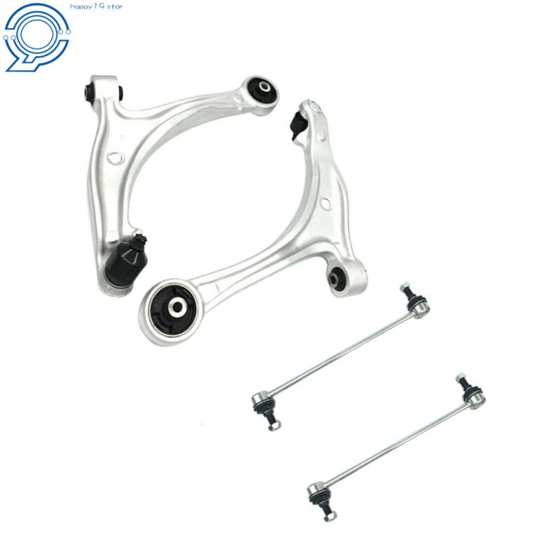 Set of 4 Front Lower Control Arms with Sway Bar Links for Honda Odyssey (2005–2010)