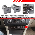 USB-C PD + QC3.0 Dual Port Charger for Ford Focus MK2 (2005–2009)