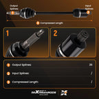 Complete CV Joint Axles Set for Polaris Ranger XP 900 (2013–2017)