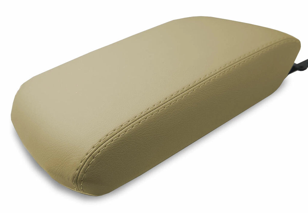 Leather Console Lid Pull Over Cover for Toyota 4Runner (2010–2019) Beige
