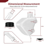 Coolant Reservoir Tank Overflow Bottle Kit for Kawasaki KLX250 KLX250S (2006–2007)