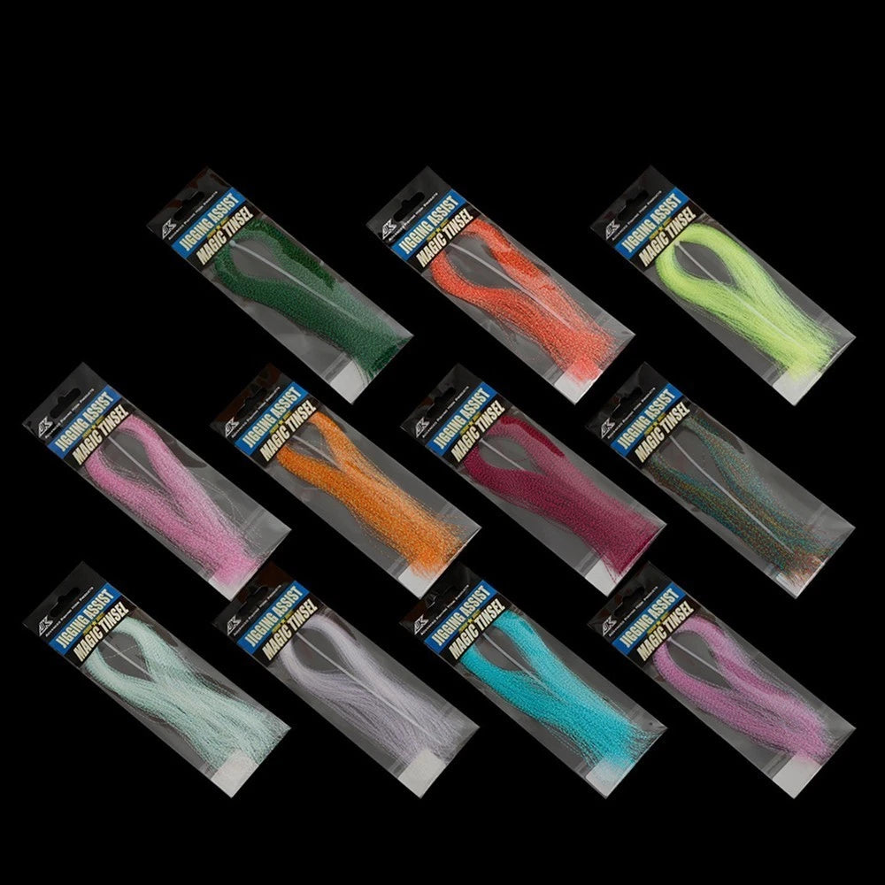 Holographic Hook Jigs for Fishing (UV Tinsel Twisted Tying)
