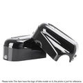 Rear Axle Cover Caps for Harley Softail (2008-2017) Black/Chrome