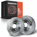 Front Drilled Brake Rotors for Nissan Altima Maxima (2002–2006)