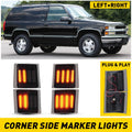 Dynamic LED Corner Side Marker Lights for Chevy C/K 1500 2500 3500 (1990–1999)