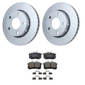 Hella Rear Rotors & Bosch QuietCast Brake Pads Kit for Audi S4 Avant (2000–2001)