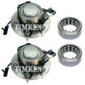 Front & Rear Wheel Bearings & Hubs Kit for GMC Savana 1500 (2009–2014)