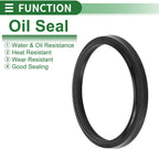 Set of 5 Oil Seal Rotary Shaft Seal NBR Rubber 56x64x5mm