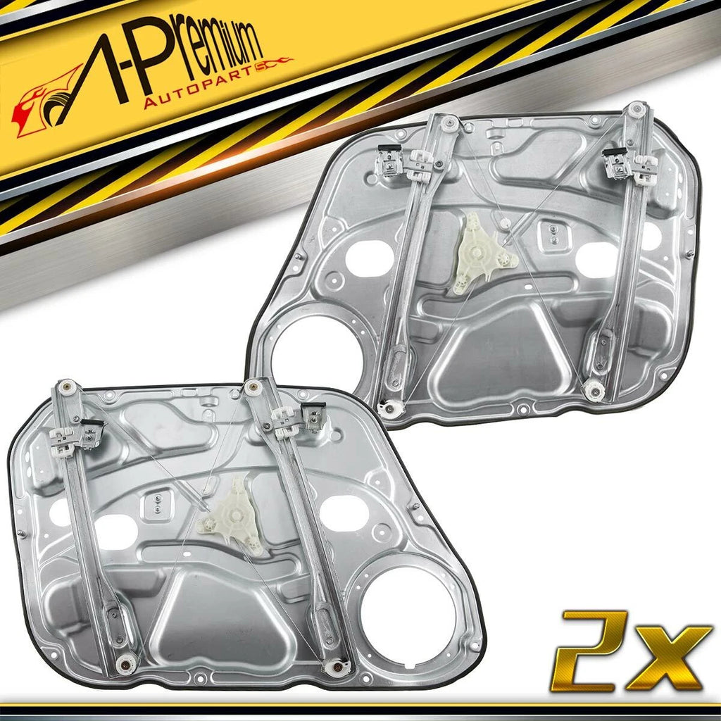 2X Front Window Regulator with Motor for Kia Rio Rio5 (2006–2011)