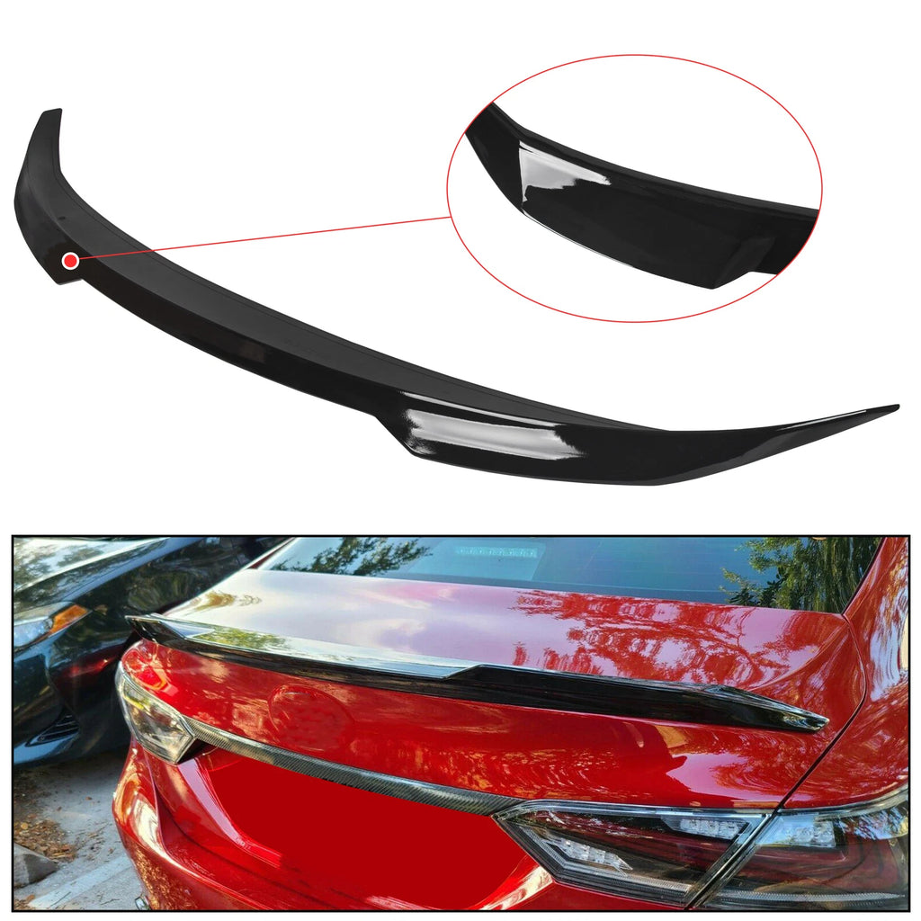 Glossy Black JDM V Style Rear Trunk Spoiler Wing Lip for Toyota Camry (2018–2024)
