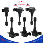 Set of 6 Ignition Coils for Nissan Altima Frontier Maxima Quest Pathfinder V6