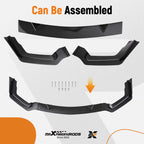 3PC Front Lower Lip Body Kit for Infiniti Q50 Sport (2014–2017) Carbon Style
