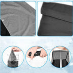 Cooling Hoodie Towels 63x30 cm for Yoga Sports Gym Fitness