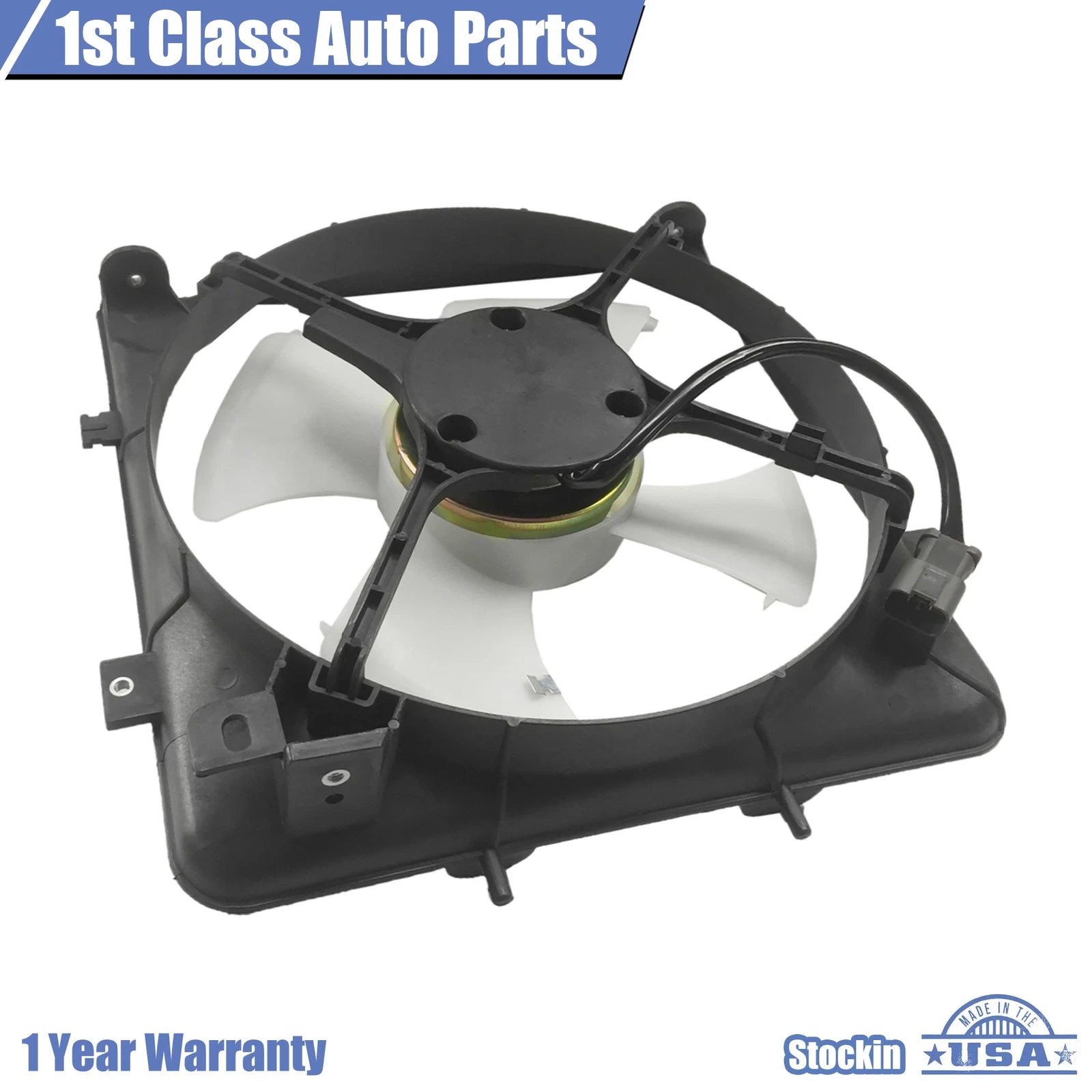 A/C Condenser Fan Assembly for Honda Civic (1992–1995)
