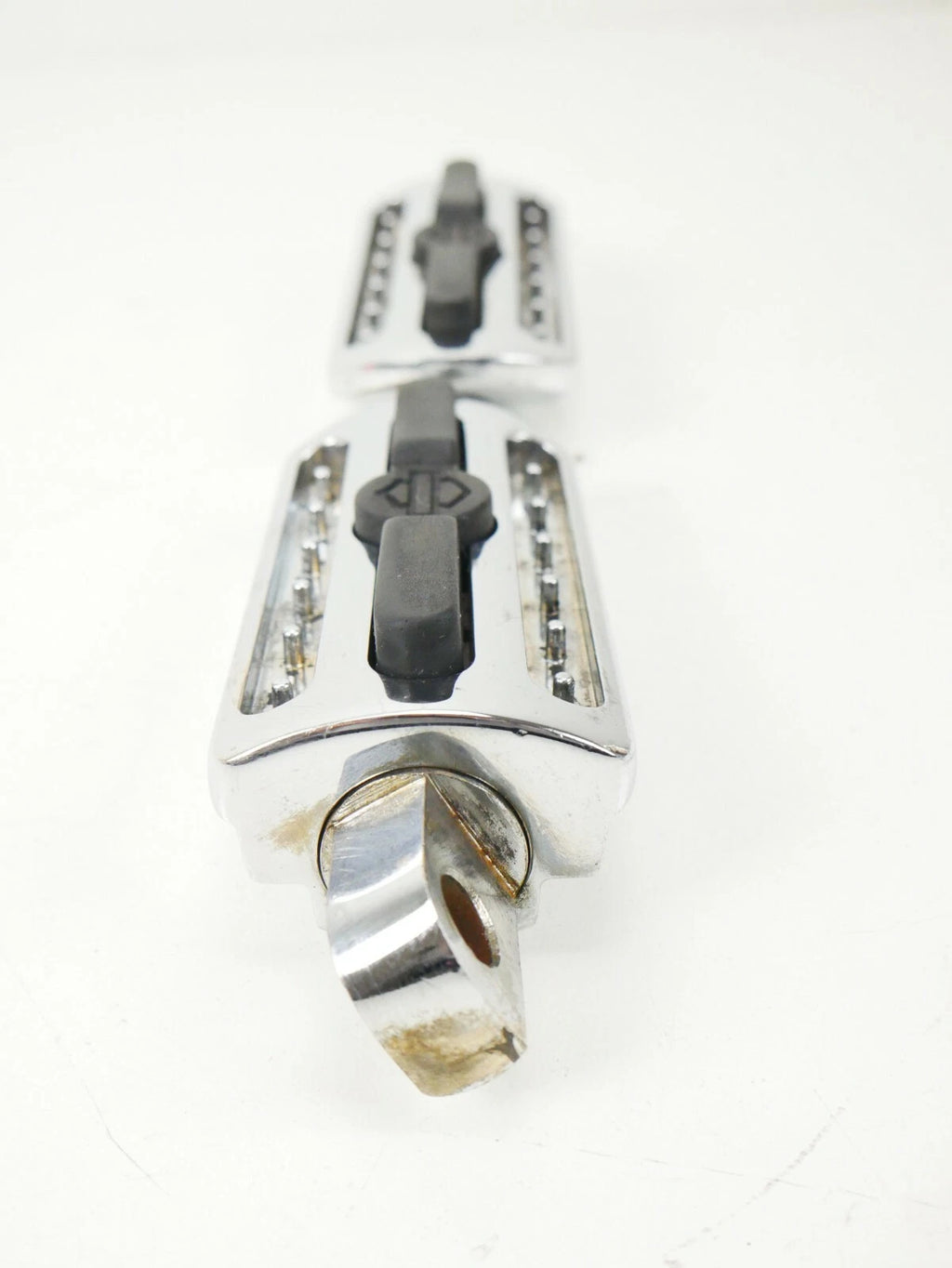 Set of 2 Chrome Crash Highway Bar Male Foot Pegs for Harley Davidson (2008–2021)