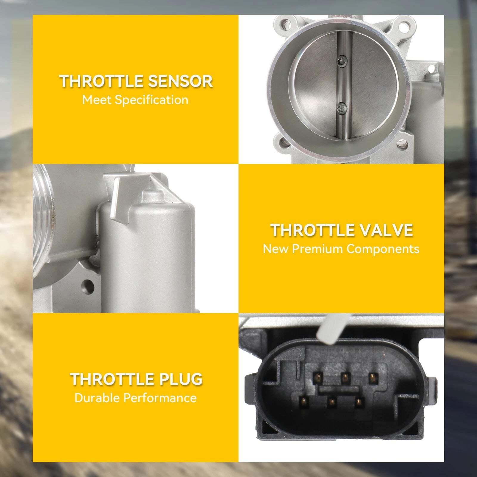 Throttle Body for Volvo S80 2.5L (2002–2006)