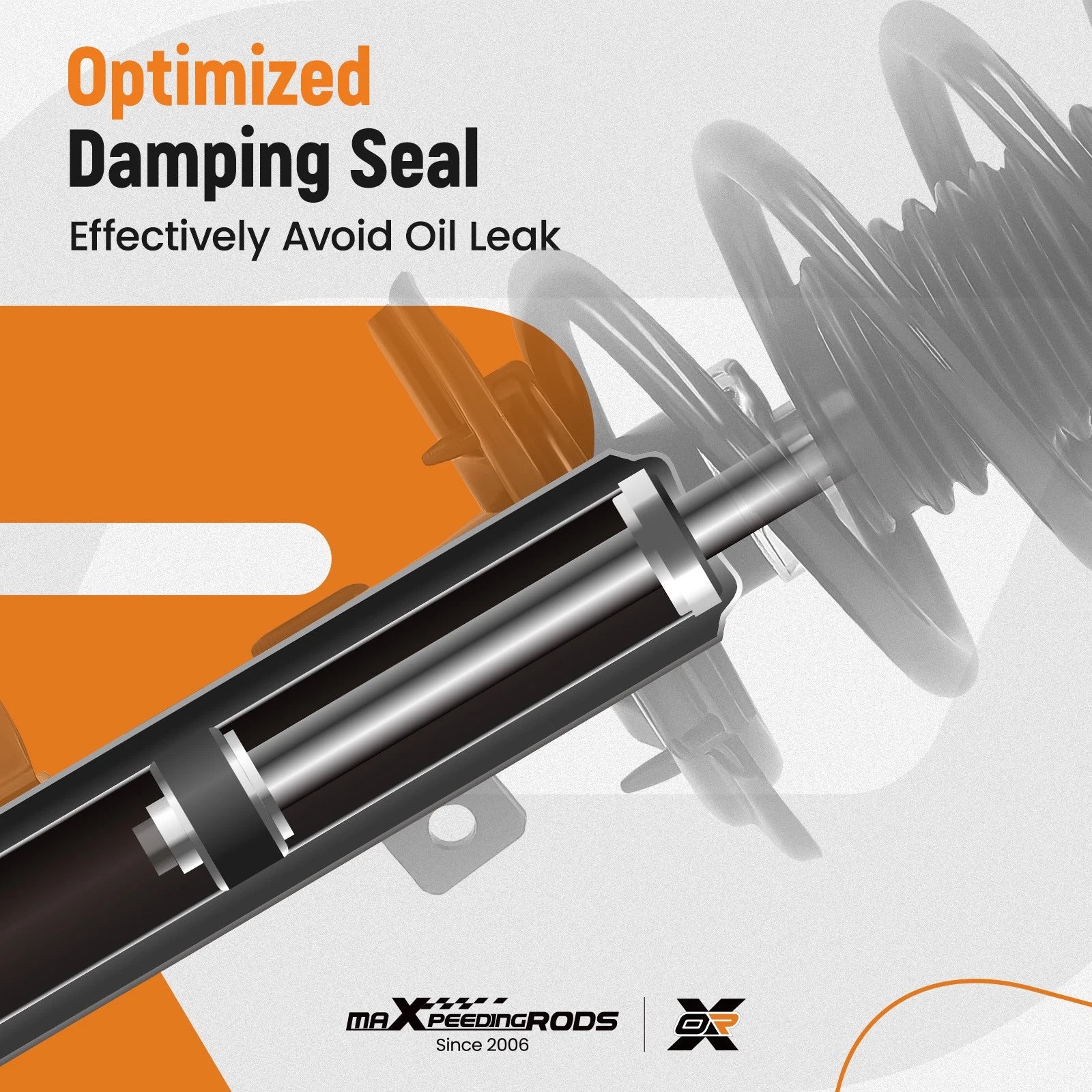 Front Quick Complete Struts Assembly & Coil Springs for Ford Escape (2014–2019)