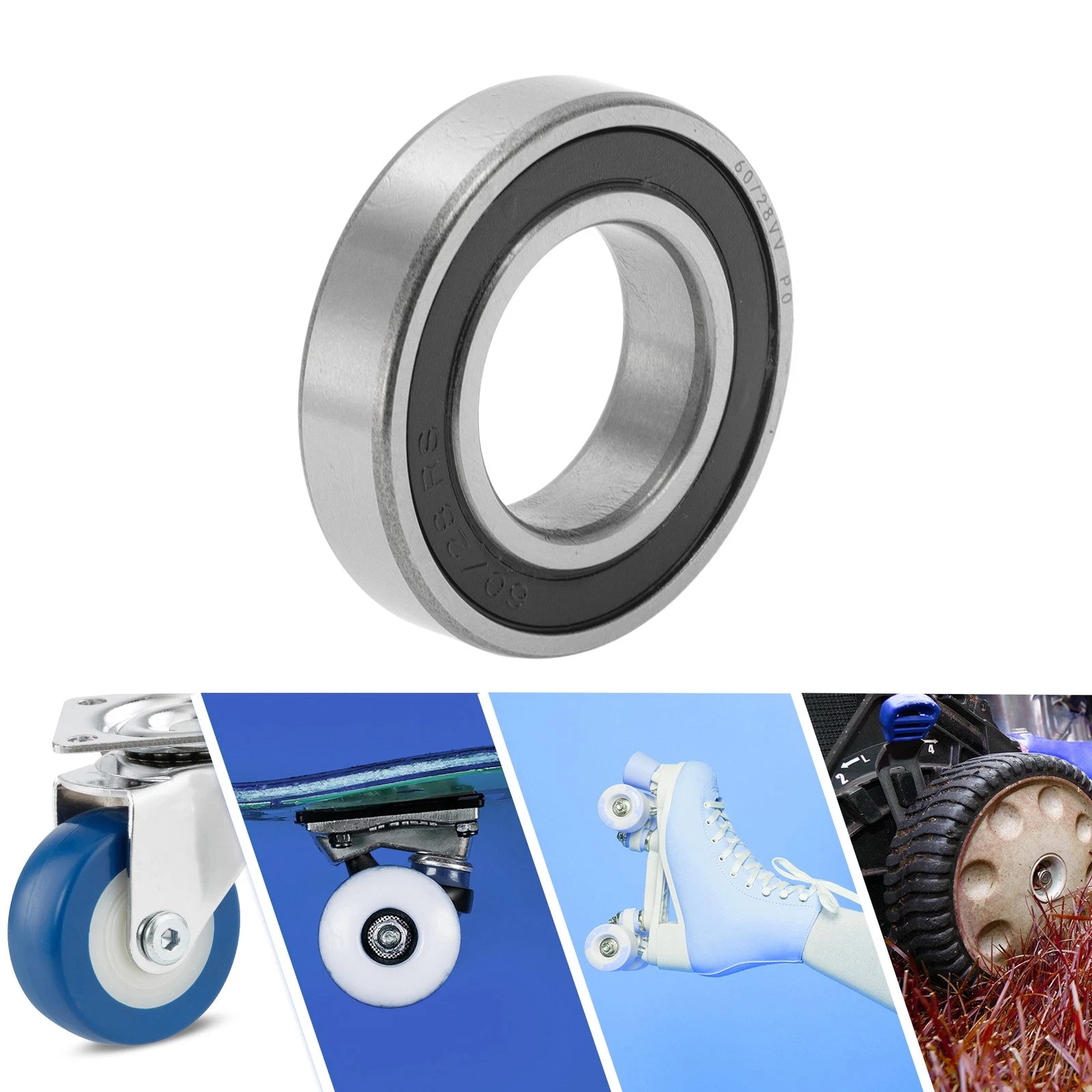 Deep Groove Ball Bearing P0 28x52x12mm for Scooter Skateboard (1 Pc)
