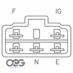 Voltage Regulator for Honda Civic L4 1.5L (1976-1979)