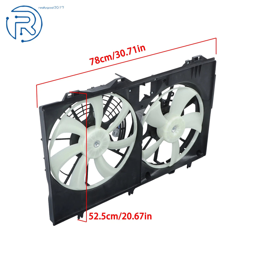 Radiator Cooling Fan Assembly for Toyota Sienna (2017–2020)