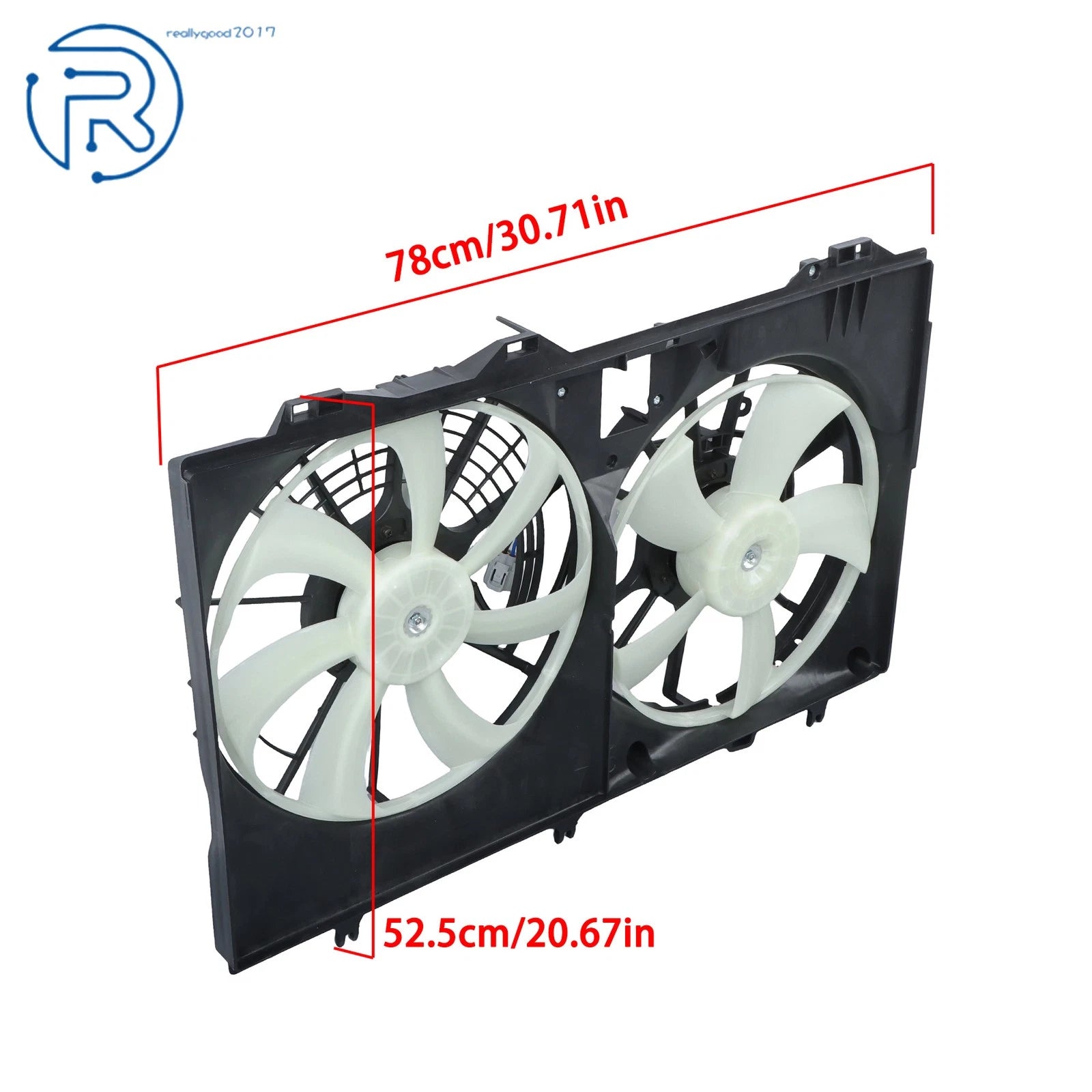 Radiator Cooling Fan Assembly for Toyota Sienna (2017–2020)