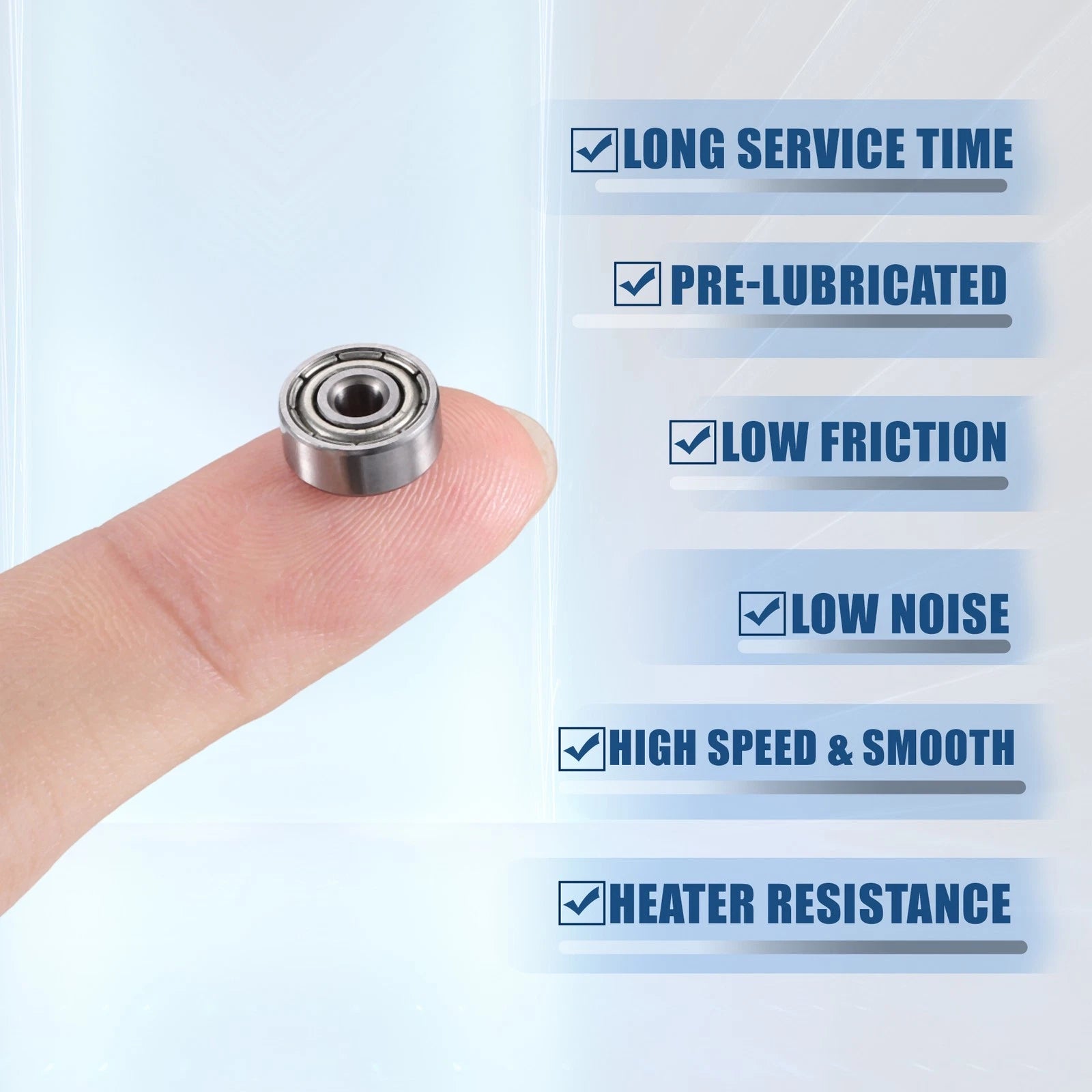 Set of 4 623ZZ 3x10x4mm Deep Groove Ball Bearings for Automotive Applications
