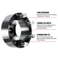 4pcs 2" Thick M12x1.5 6x5.5" Wheel Spacers Adapters