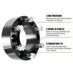 4pcs 2" Thick M12x1.5 6x5.5" Wheel Spacers Adapters