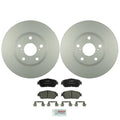 2 Front Vented Rotors & Ceramic Disc Brake Pads Kit for Lexus V6 FWD