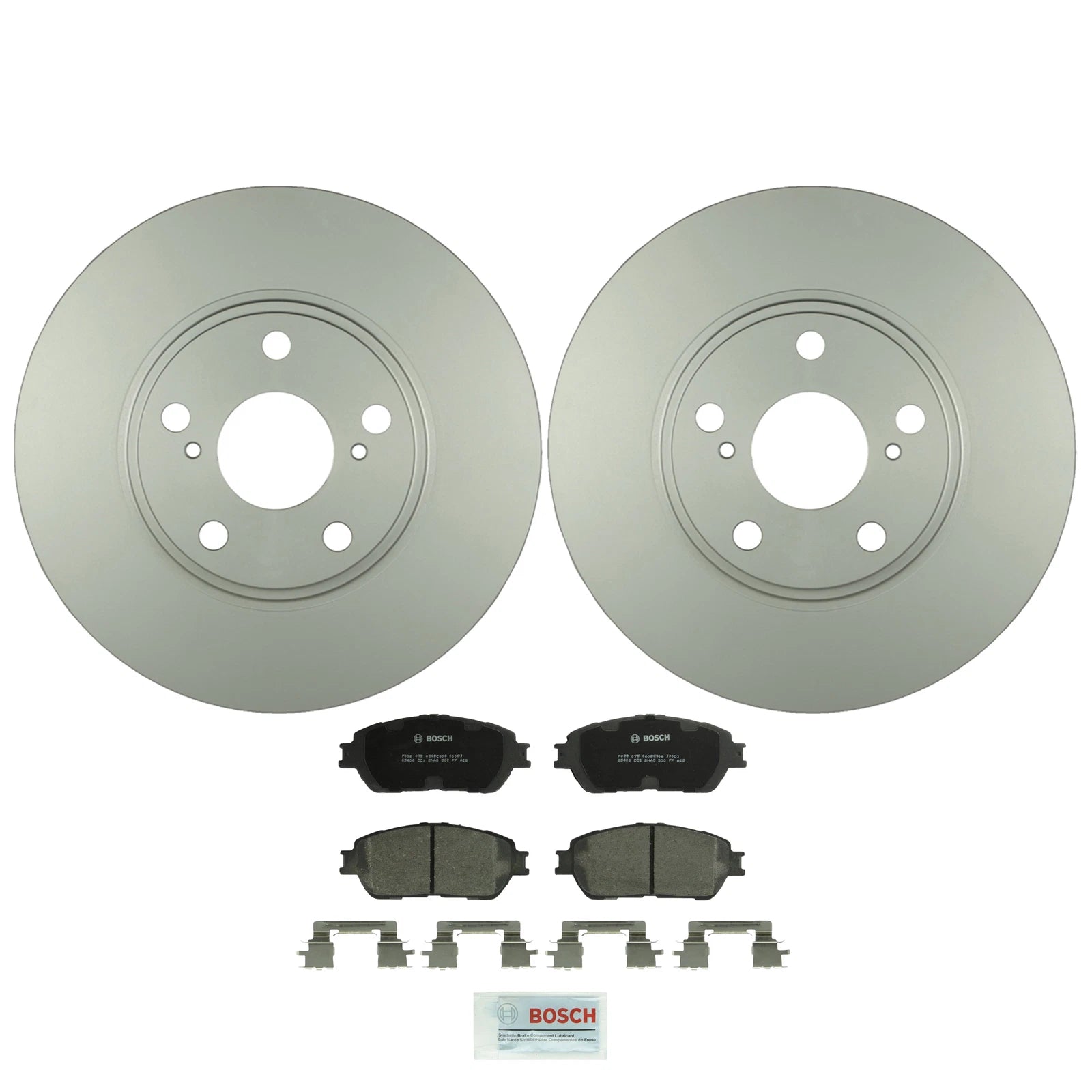 2 Front Vented Rotors & Ceramic Disc Brake Pads Kit for Lexus V6 FWD