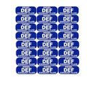 DEF Diesel Exhaust Fluid Sticker Decal Weatherproof 1"x 2" for All Vehicles