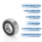 6304VV Deep Groove Ball Bearing for Scooter Skateboard (20x52x15mm)