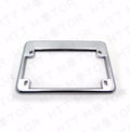 Chrome Motorcycle License Plate Frame for Honda Yamaha Harley