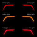 Rear Saddlebag Turn Brake Light Accents for Honda Goldwing GL1800 (2018–2025)