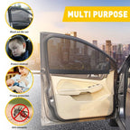 4X Magnetic Window Sun Shade Cover for Universal Vehicles (UV Protection)