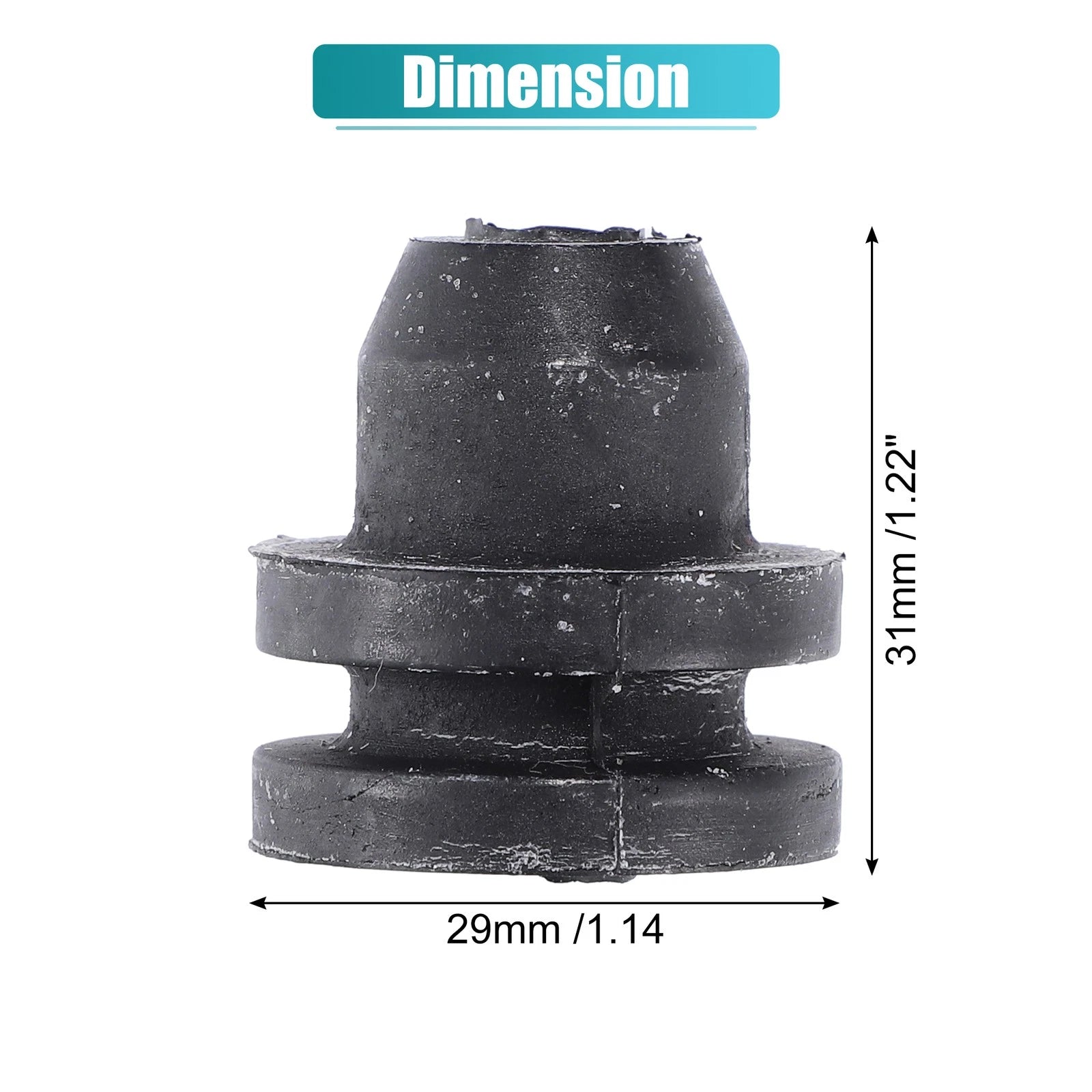 2X Lower Rubber Cushion Bushing for Nissan Frontier (1998–2015)