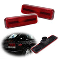 Set of 2 Side Marker Lights for Dodge Pickup Chrysler Plymouth Rear Red Lens