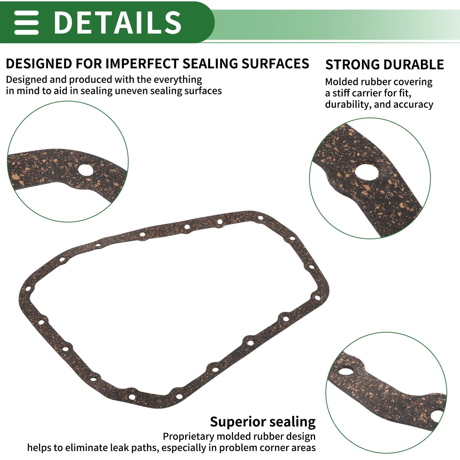 Oil Pan Gasket for Toyota Vitz (2005–2010) 35168-52010