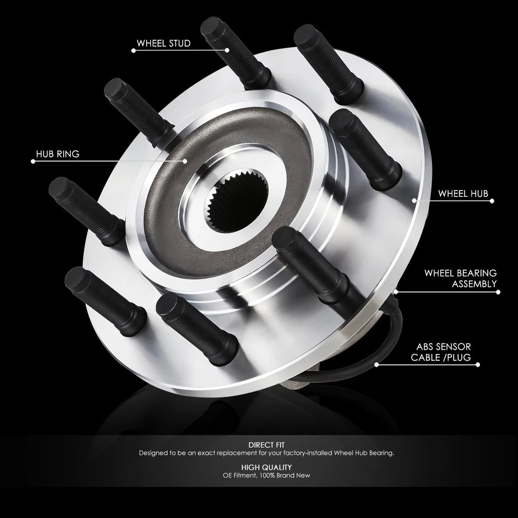 Wheel Bearing & Hub for Dodge Ram 2500 3500 4WD (2000–2002)