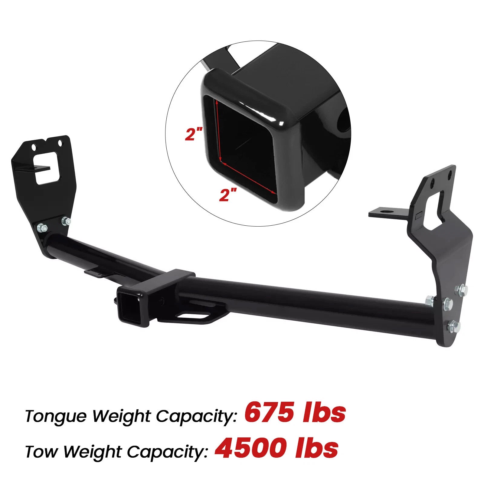 Class 3 Trailer Hitch 2" Receiver for Jeep Renegade (2015–2023)