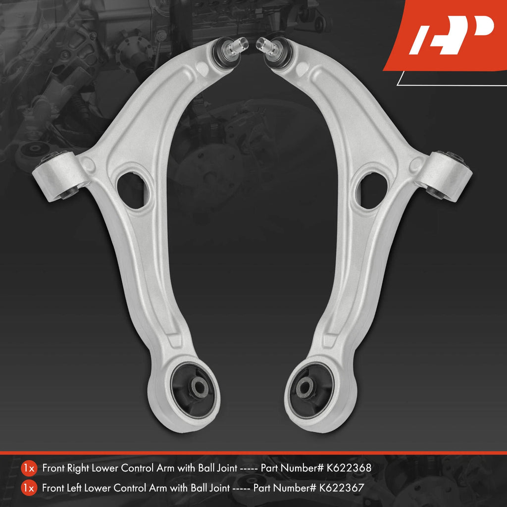 2X Front Lower Control Arm for Hyundai Sonata (2011-2015) Azera Kia Optima