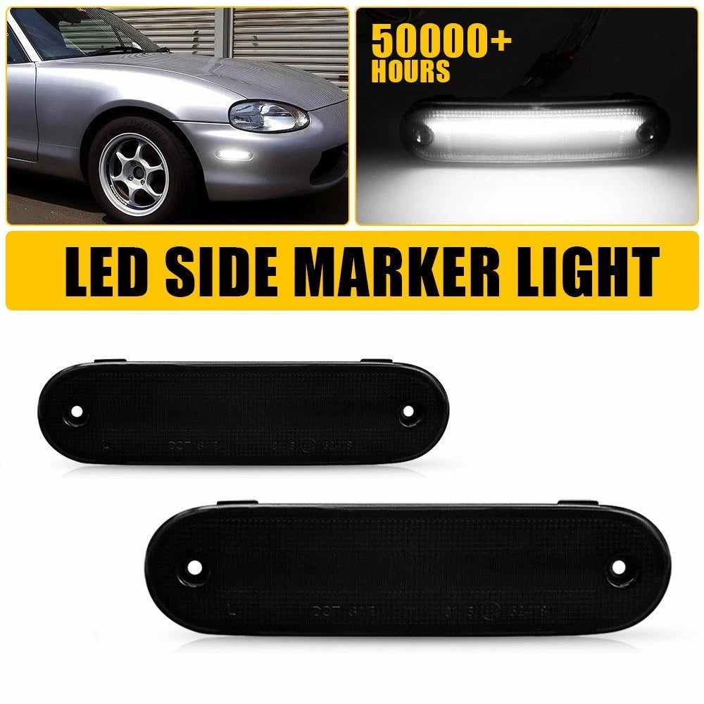 Set of 2 Rear Side Marker Lights for Mazda Miata MX-5 (1990–2005)