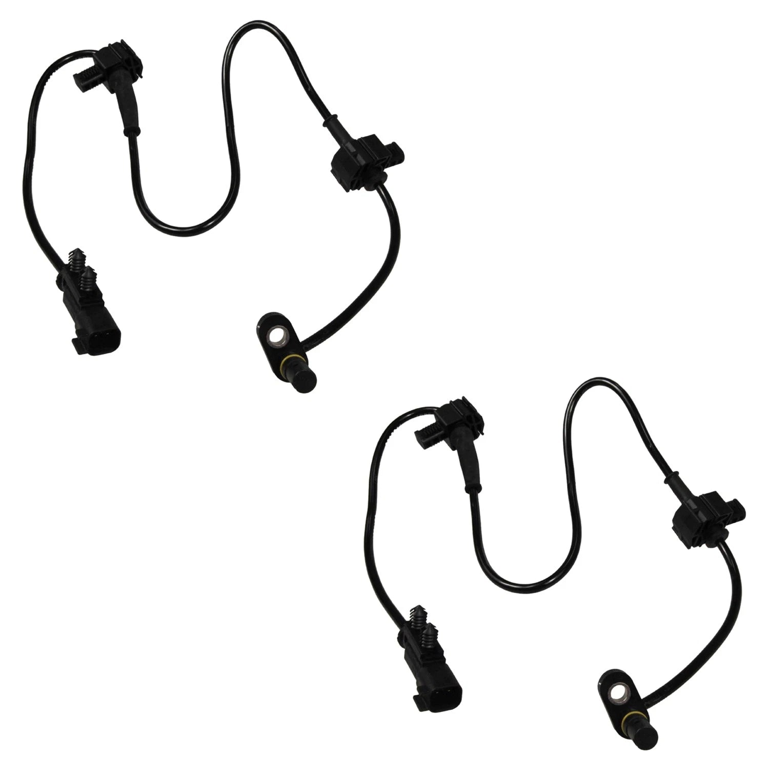 Set of 2 Rear ABS Wheel Speed Sensors for Chevrolet Silverado 2500 (2007–2014)