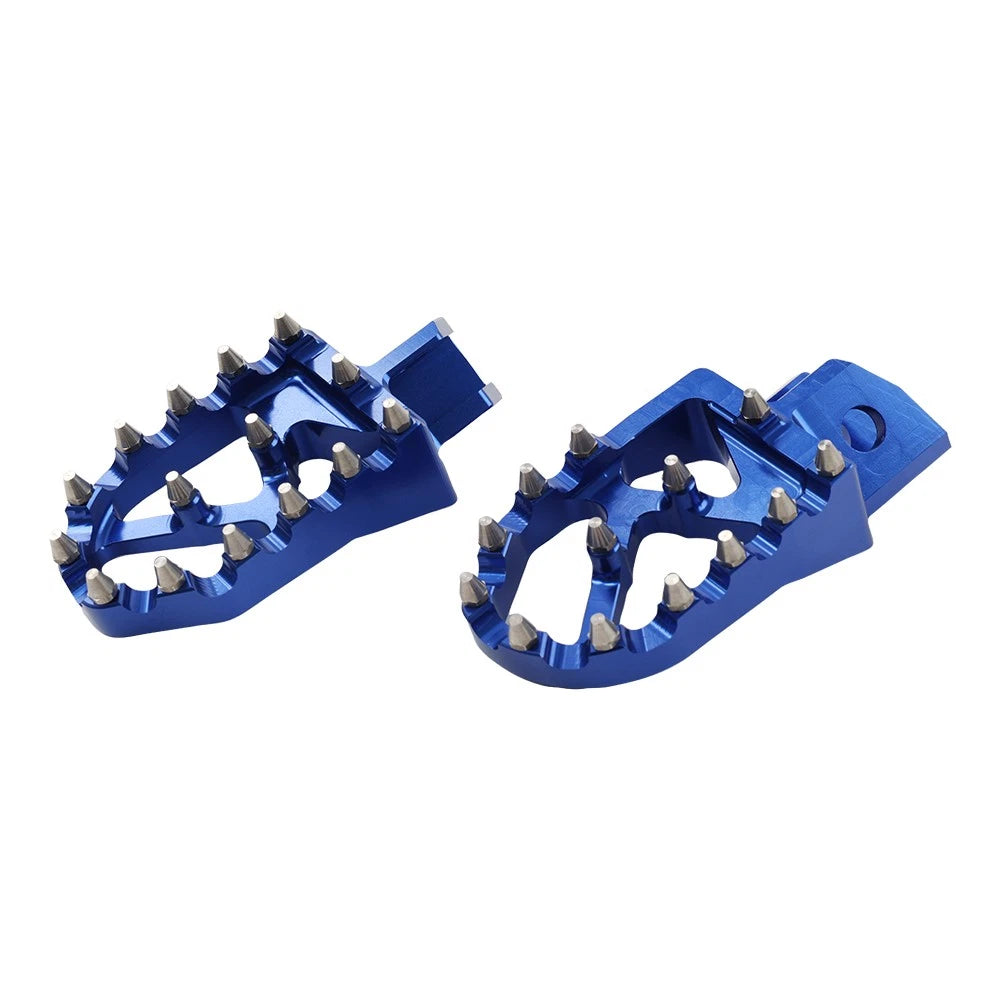 Footpegs Footrest Pedals for Yamaha YZ80 YZ125 YZ500 TTR90 TTR125 XT250 WR200 (1980–2023)