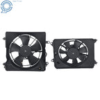 Set of 2 AC Condenser Radiator Cooling Fans for Honda Civic Acura (2012–2017)