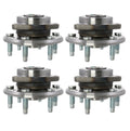 BCA Front Rear Wheel Bearing & Hub Assemblies Kit for Buick Chevrolet GMC Saturn
