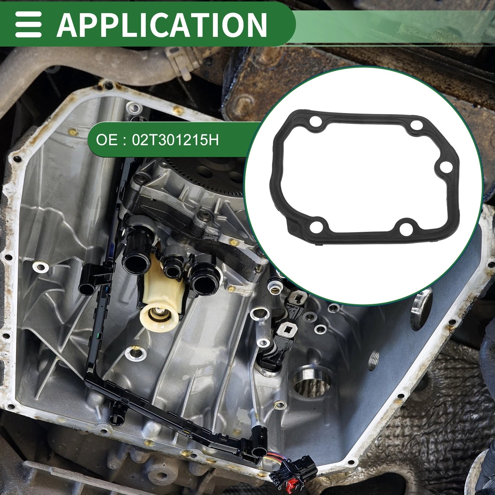 Oil Pan Gasket for Audi A1 (2010–2015), A2 (2000–2005) No.02T301215H